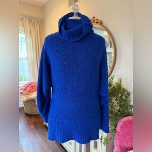 Electric blue sweater size medium